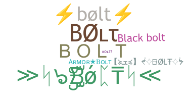 Segvārds - Bolt